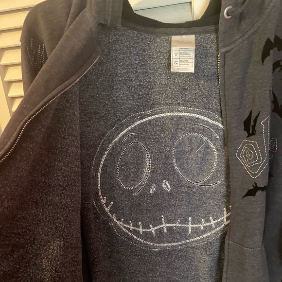 Nightmare Before Christmas Zip Up Sweater - Picture 6 of 6